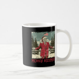 Caneca De Café Trump Feliz Rizzmas Engraçado Dança Humorística Ch