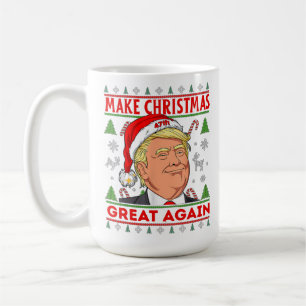 Caneca De Café Trump Felry Christmas Mug, Donald Trump