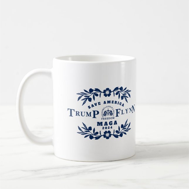 Caneca De Café Trump Flynn 2024 (Esquerda)