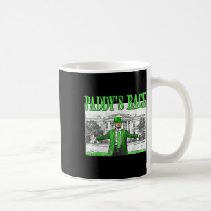 Caneca De Café Trump Funny Dia de São Patrício St PattyDay Dancin