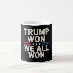 Caneca De Café Trump Ganhou Nós Todos Ganhamos Presidente 47 EUA