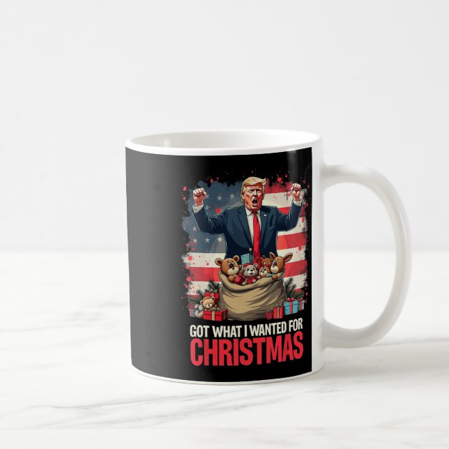 Caneca De Café Trump Ganhou Presidente 2024 - Consegui O Que Quer (Direita)