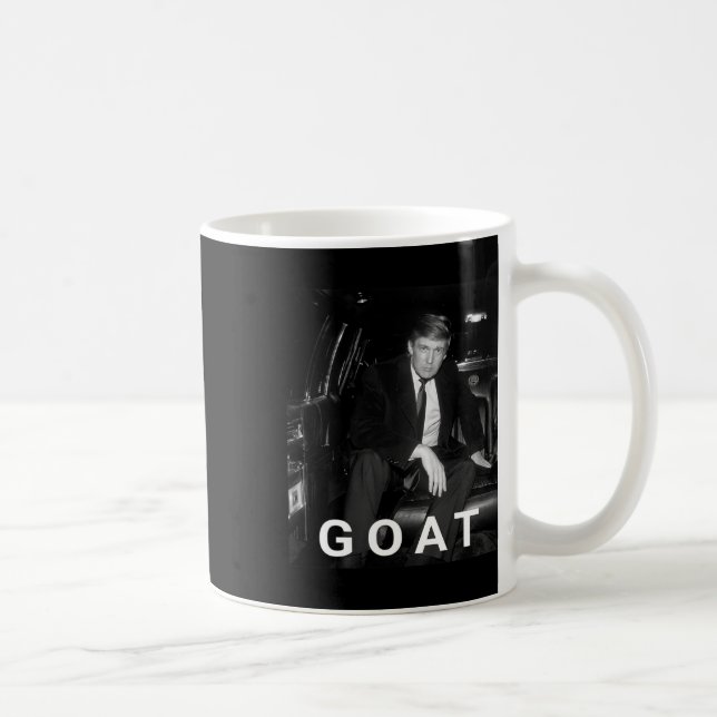 Caneca De Café Trump Goat Republican Gift Trump 2024 (Direita)