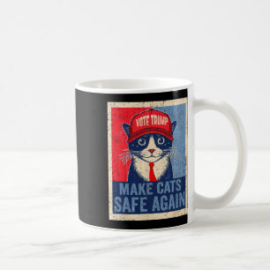 Caneca De Café Trump Harris Torna Pet Seguro Novamente Democrata