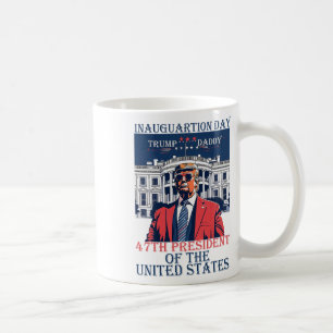 Caneca De Café Trump Inauguration Day 2025 47th Presidente dos Es