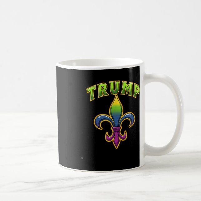 Caneca De Café Trump Mardis Gras (Direita)