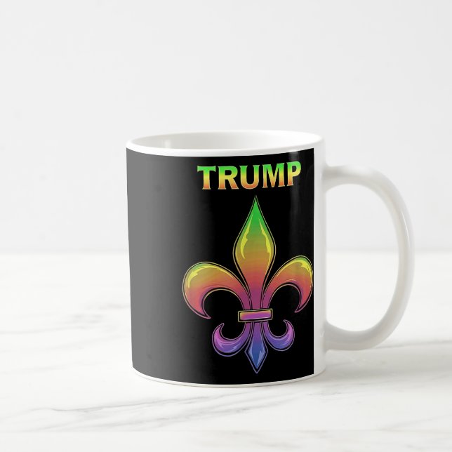 Caneca De Café Trump Mardis Gras _1 (Direita)