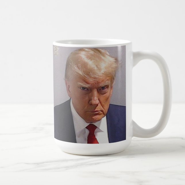 Caneca De Café Trump Mug Mugshot 2024 (Direita)