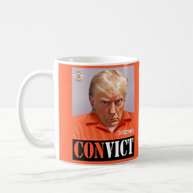 Caneca De Café Trump MUG-Shot — (Esquerda)