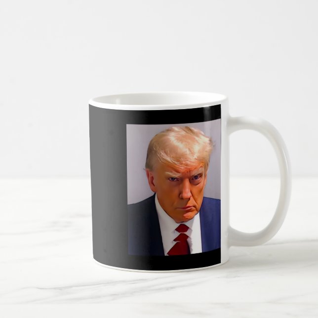 Caneca De Café Trump Mug Shot 1 (Direita)