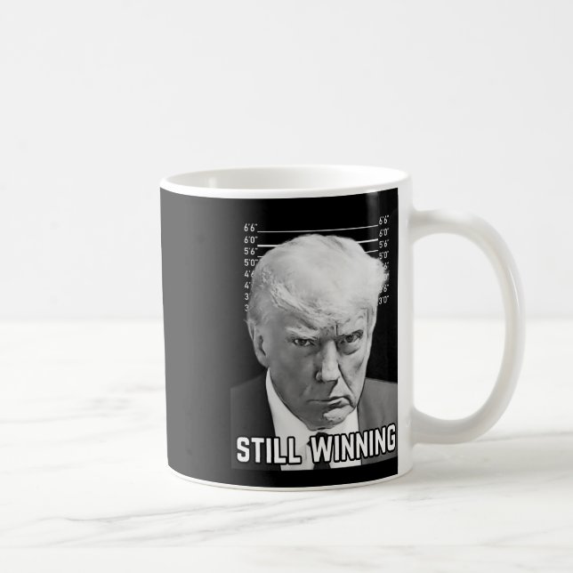 Caneca De Café Trump Mug Shot - Camisa Ainda vencedora (Direita)