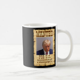 Caneca De Café Trump Mug Shot Desejado Para Os Eua. Presidente 20