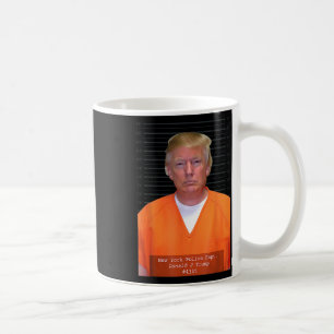 Caneca De Café Trump Mug Shot Range Jumpcase Parody Atrás dos Bar