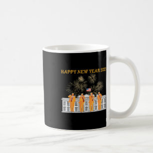 Caneca De Café Trump New Year 2025 White House Fireworks Celebrat