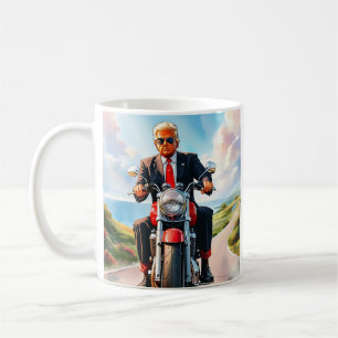 Caneca De Café Trump no Motorcycle BeauBela Road América dos EUA