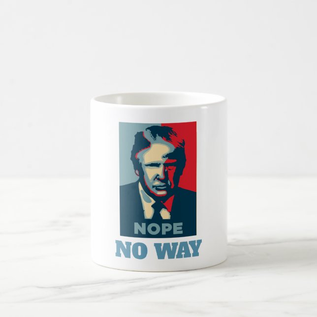 Caneca De Café Trump Nope No Way Coffee Mug (Centro)