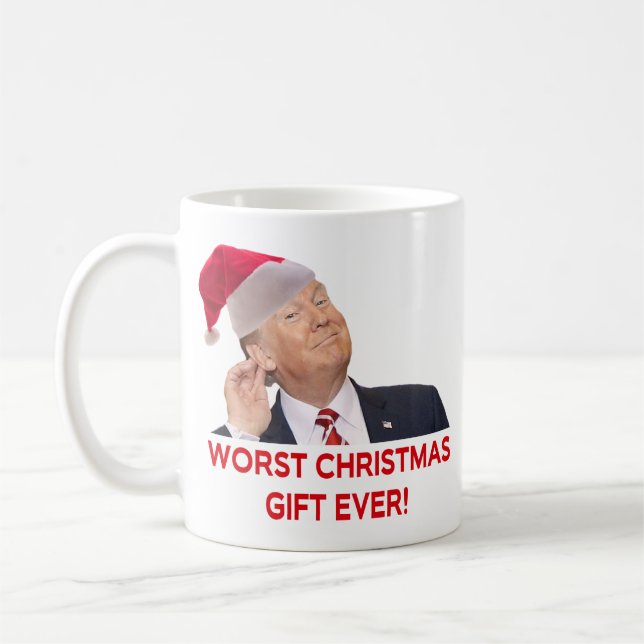 Caneca De Café Trump, o pior presente de Natal de sempre! (Esquerda)
