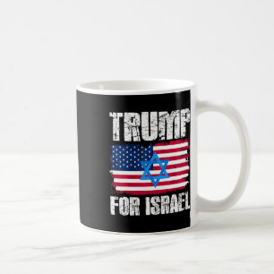 Caneca De Café Trump Para Israel Republicano Judeu Judeus Donald