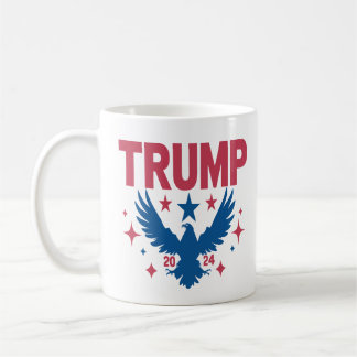 Caneca De Café Trump para o Presidente Eagled 2024