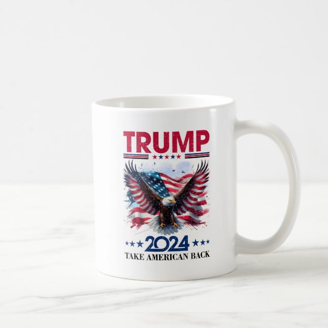 Caneca De Café Trump Patriótico (Direita)