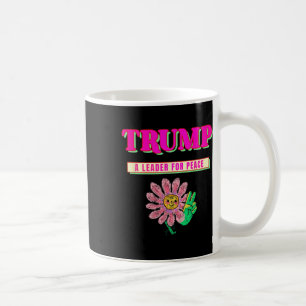 Caneca De Café Trump Paz Presidente Trump Um Líder Para a Paz