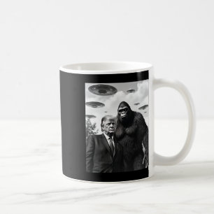 Caneca De Café Trump Pé Grande Óvni Encontro Alienígena Extraterr