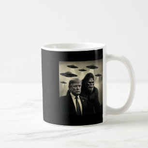 Caneca De Café Trump Pé Grande Ufo Encontro Alienígena Conspiraçã