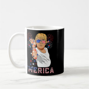 Caneca De Café Trump Salve América Liberdade 4 De Julho Fogos De