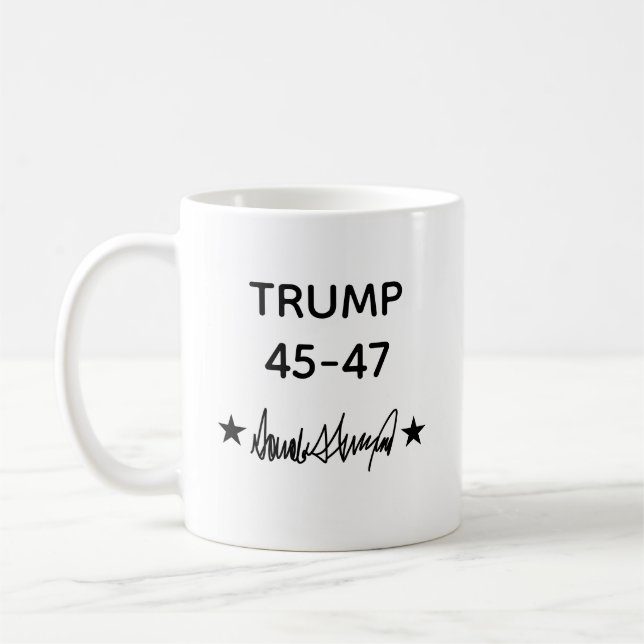Caneca De Café Trump Signature 45-47 (Esquerda)