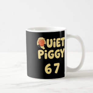 Caneca De Café Trump Silencioso Porquinho Engraçado Meme Político