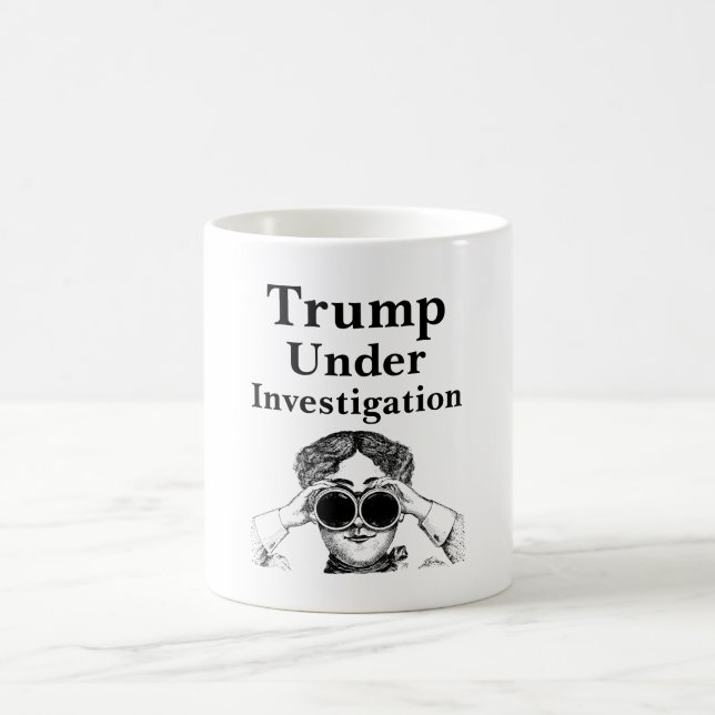 Caneca De Café Trump Sob Investigação Coffee Mug (Centro)