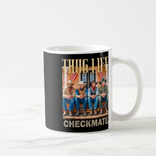 Caneca De Café Trump Squad Thug Life Trump Vance Kennedy Elon