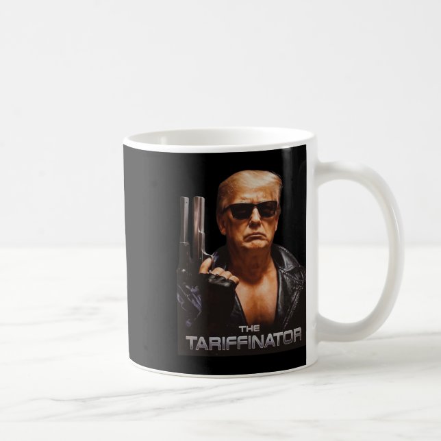 Caneca De Café Trump Tariffinator Liberação Dia da Tarifa Homens (Direita)