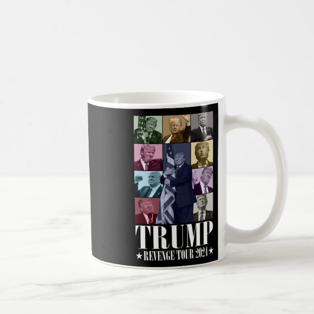 Caneca De Café Trump The Revenge Tour 2024 Engraçado (Direita)