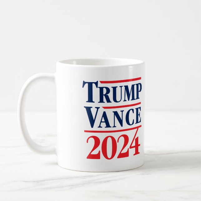 Caneca De Café Trump Vance 2024 (Esquerda)