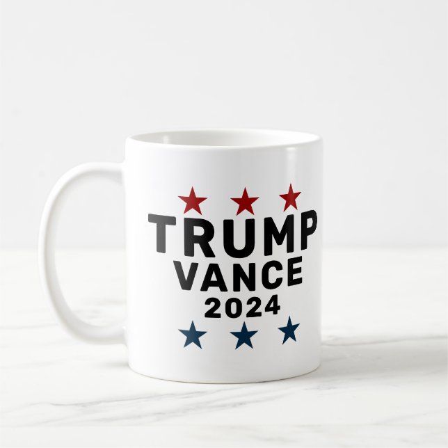 Caneca De Café Trump Vance 2024 Classic Star (Esquerda)