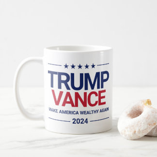Caneca De Café Trump Vance 2024 Republicano MAWA Personalizado