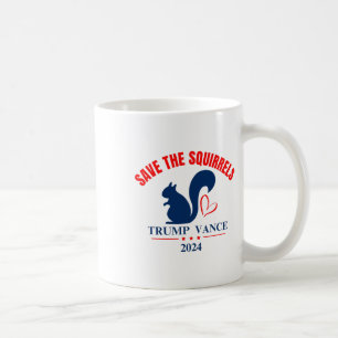 Caneca De Café Trump Vance 2024 Salve Os Esquilos