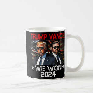 Caneca De Café Trump Vance Ganhamos o Dia da Inauguração 2025 47º