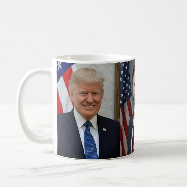 Caneca De Café Trump Vance Kennedy (Esquerda)