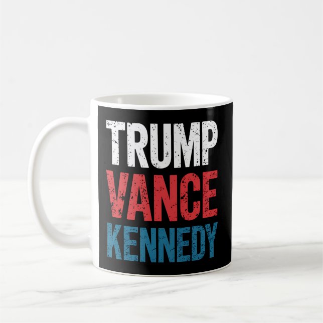 Caneca De Café Trump Vance Kennedy 2024 Eleição (Esquerda)