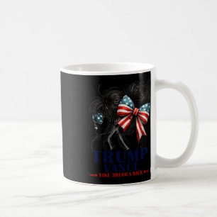 Caneca De Café Trump Vance leva a América de volta a 2024 Messy B