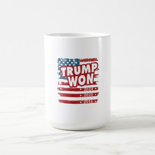 Caneca De Café Trump Won 2024 (Centro)
