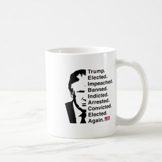 Caneca De Café Trump Won 2024 Lista Word Reelege Vitória 45 47 Tr