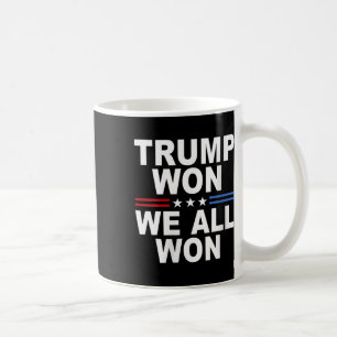 Caneca De Café Trump Won - Todos Nós Ganhamos 2024 A Bandeira Ame