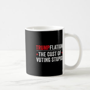Caneca De Café Trumpflação - Liberal e Progressista Engraçado 