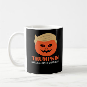 Caneca De Café Trumpkin Torna O Excelente De Halloween Novamente