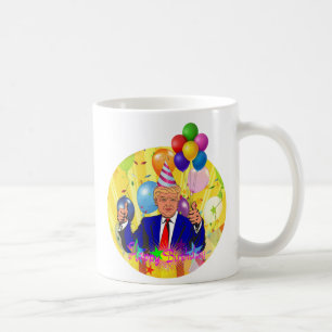 Caneca De Café trunfo do feliz aniversario