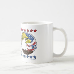 Caneca De Café Trunfo esta 2016 não assim águia americana