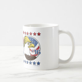 Caneca De Café Trunfo esta 2016 não assim águia americana